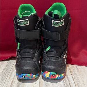 Burton Kids Black and Multicolor Snow Boots